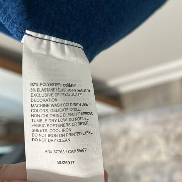 CALLAWAY Men's Long Sleeve Blue/Grey Fineline 1/4 Zip Jacket, Size M - Picture 12 of 12